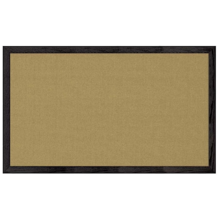 United Visual Products Combo Board, 48"x36", Black Frame/White Porcelain & Forbo UVDECORK4836B-WHTPORC-FORBO